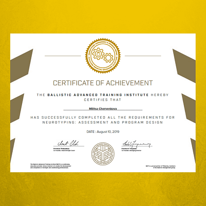  NEUROTYPING: Assessment and Program Design