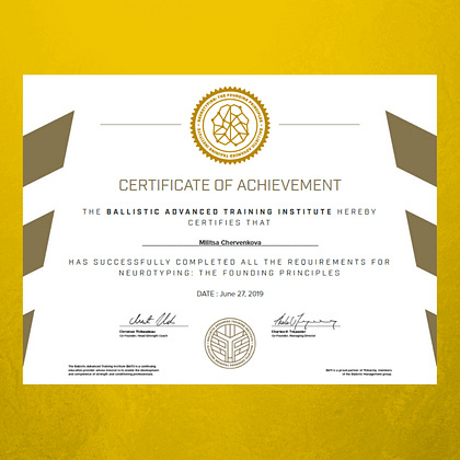 NEUROTYPING: The Founding Principles