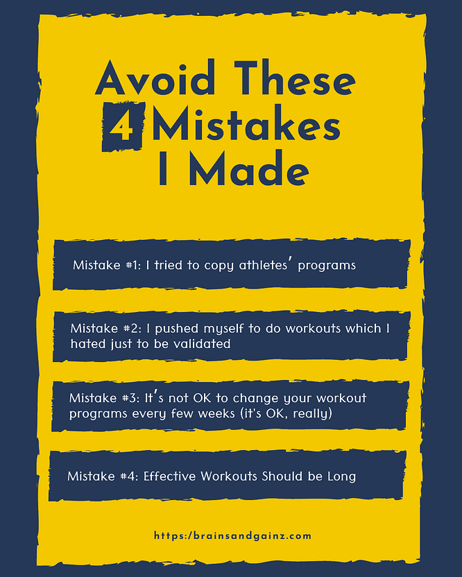 Four Fundamental Mistakes I've Done, Which You Should Avoid